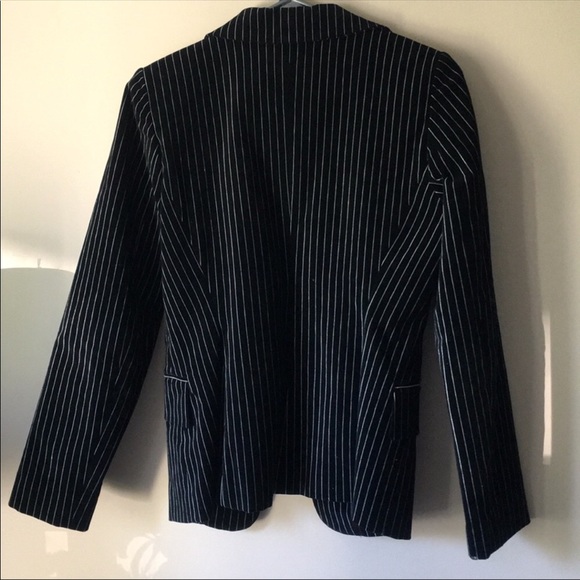 🆕 MARIO SERRANI | Velvet Pinstriped Blazer - Picture 5 of 5